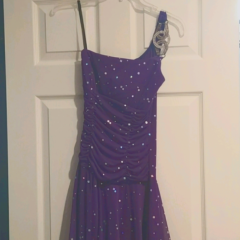 Purple Sparkly Dress